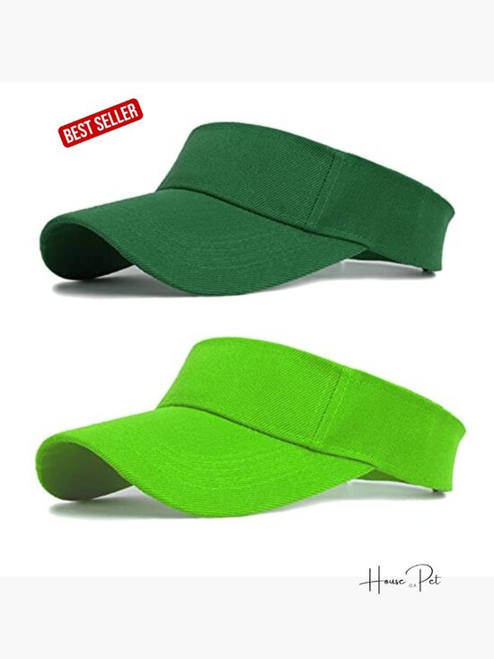 Cotton Sun Visor Open Top Adjustable Sport Visor for Golf Tennis Travel main image 7